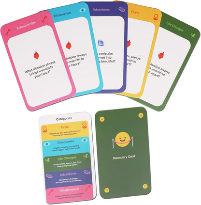 Headway Story Cards Game - Conversation Cards for Friends - Fun Games for Adults - Question Card Game for Storytelling and Deeper Conversation - Card Game for Game Night with Friends