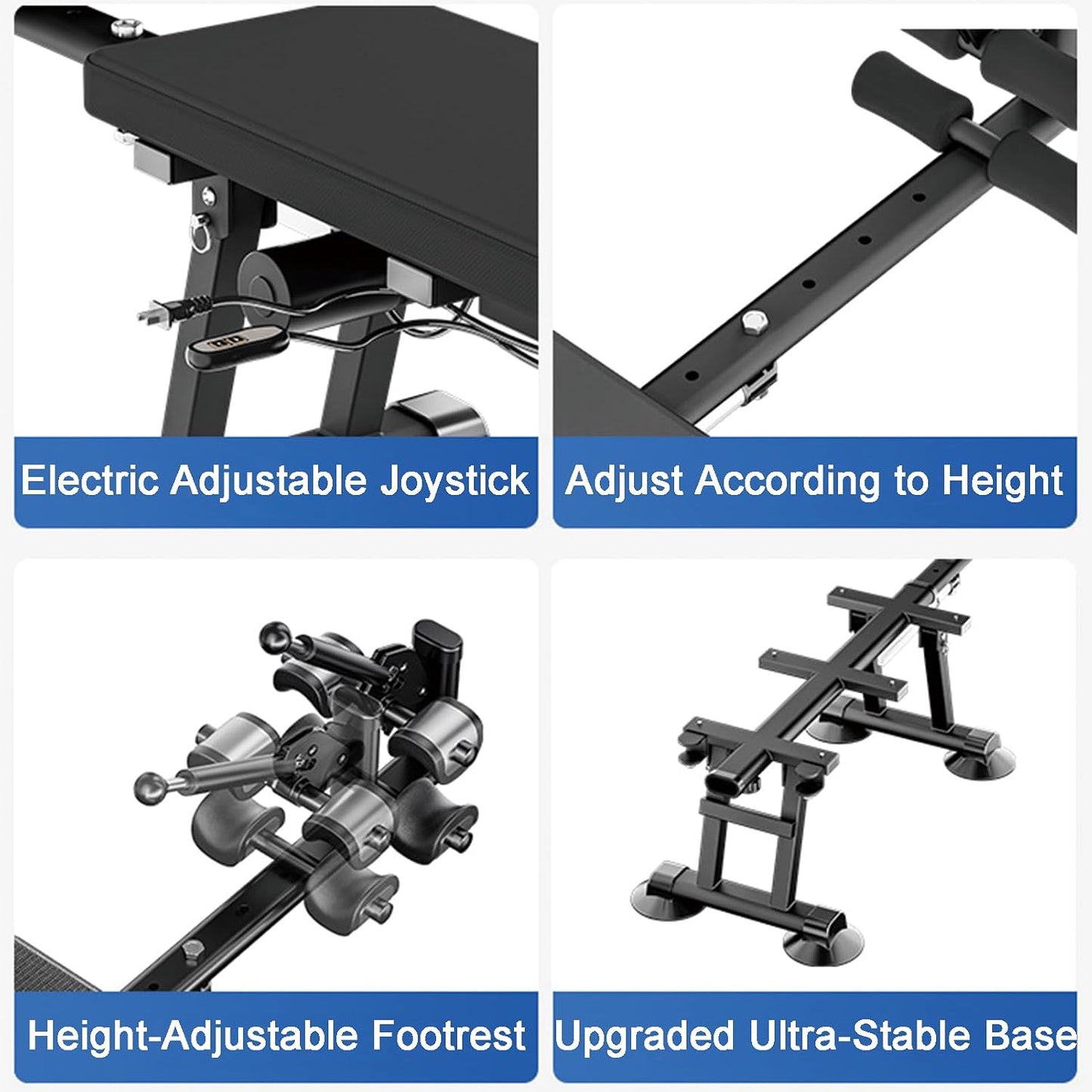 Fitness Full Body Traction Table, Massage Cervical Traction Bench & Lumbar Traction Bed, Home Stretch Decompression Machine, Alternative Inversion Traction Table