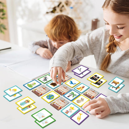 gisgfim 100 PCS Memory Matching Game Famous Paintings Concentration Memory Card for Adults Learning Educational Game A Fun & Fast Artworks Theme Matching Games