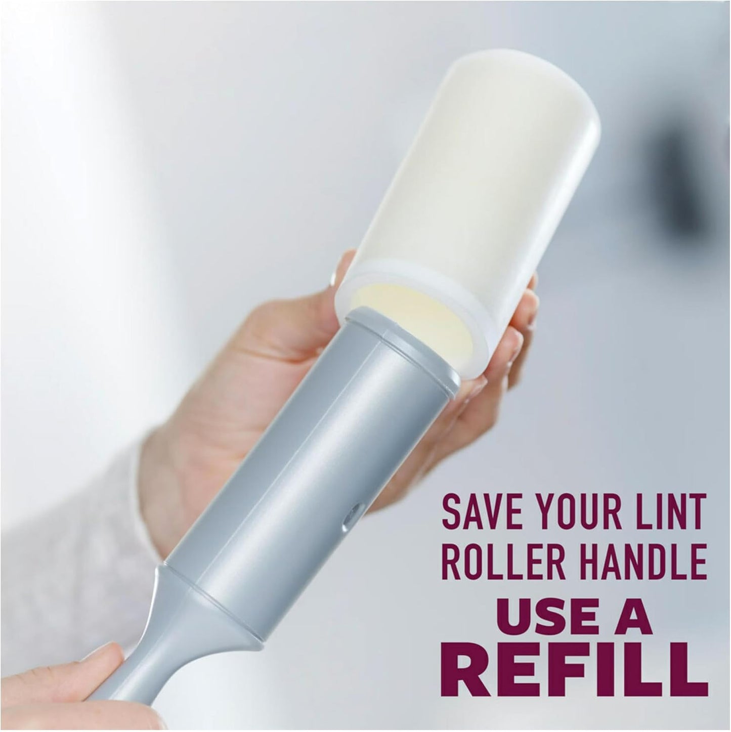 Scotch-Brite Pet Hair Extra Sticky Lint Roller, 95 Sheets Total,1 Pack | Designed for Removing Fur + Fluff on Couches, Clothes, Dog and Cat Beds, & More