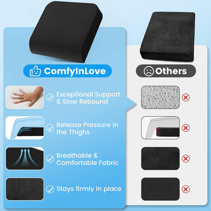 Wheelchair Seat Cushion Cooling Gel Memory Foam Chair Cushion