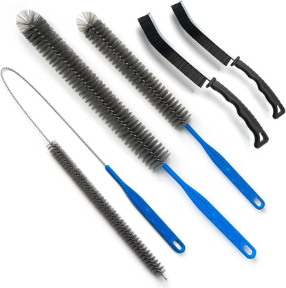 Dryer Vent Cleaner Brush, Drain Brush AC Fan Refrigerator Appliance Brush | 9/15/30 Inch Brush, Improves Efficiency, Durable Nylon Bristles, Easy to Clean Store, Fire Prevent, For Drain Flies