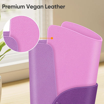 FINTIE Eyeglasses Holder, Vegan Leather Glasses Stand Case For Nightstand | Nightstand Glasses Holder, Desktop Organizer, For Glasses/Remote/Pen Storage, Small Item Storage, Anti-Scratch
