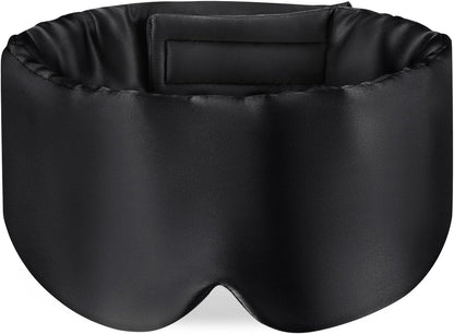 Zenssia 100% Mulberry Silk Sleep Mask Eye Mask for Men and Women, Light Plum