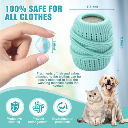 Pet Hair Remover for Laundry, for Bedding & Clothes use in Washing Machine (12, Yellow)