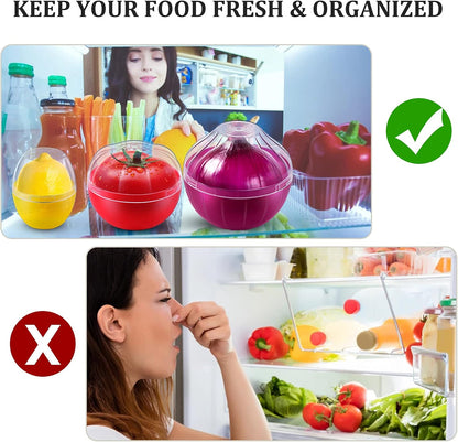 Avocado Storage Containers, Reusable Avocado Keeper for Fridge, Individual Avocado Saver Holder Organizer for Refrigerator to Keep Avocado Fresh