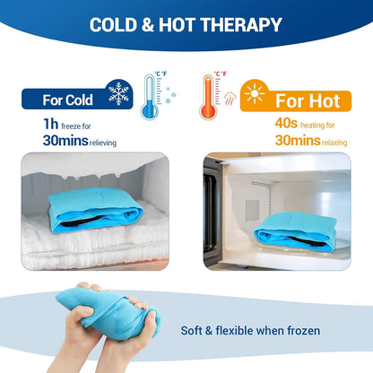 Comfytemp Wrist Ice Pack Wrap Carpal Tunnel Relief Wrist Brace, 2 Packs