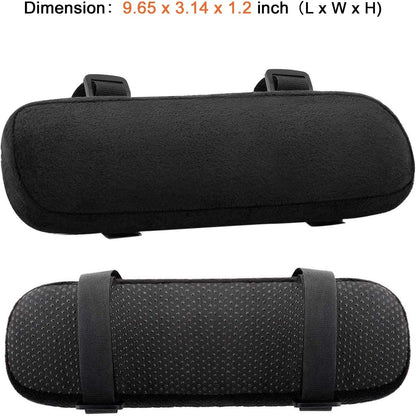 MOSISO Chair Armrest Pads, Home/Office Chair Arm Rest Covers, Black