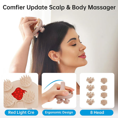 COMFIER Scalp Massager for Hair Growth, Electric Head Massager, Tangle-Free