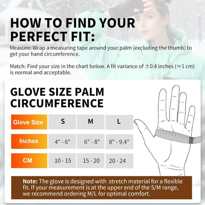 Heated Gloves Fingerless for Women Man with 3.7V 3000mAh Battery Cordless Work Touchscreen Gloves for Winter Cold Weather Rechargeable Electric