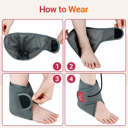 Comfytemp USB Wearable Heating Pad for Ankle and Feet for Sprained Ankle