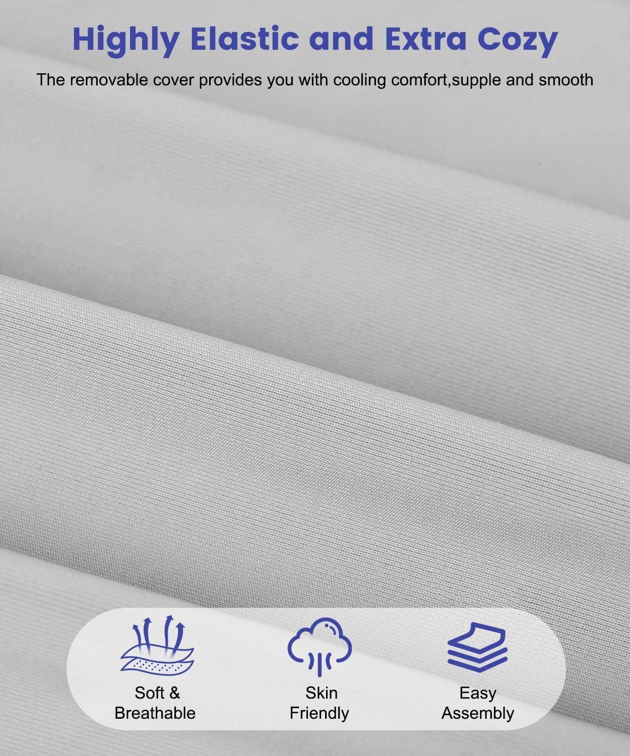 Knee Surgery Pillow Straight Leg Pillow Elevation Blood Circulation | Cooling Cover Foam Wedge for Elevating Leg Machine Washable Removable| Knee Wedge Pillow Post Surgery