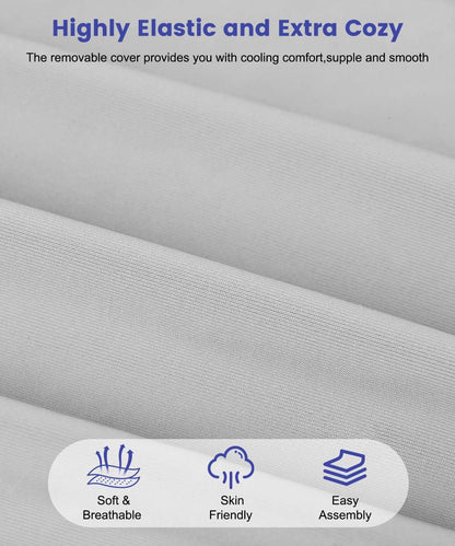 Knee Surgery Pillow Straight Leg Pillow Elevation Blood Circulation | Cooling Cover Foam Wedge for Elevating Leg Machine Washable Removable| Knee Wedge Pillow Post Surgery