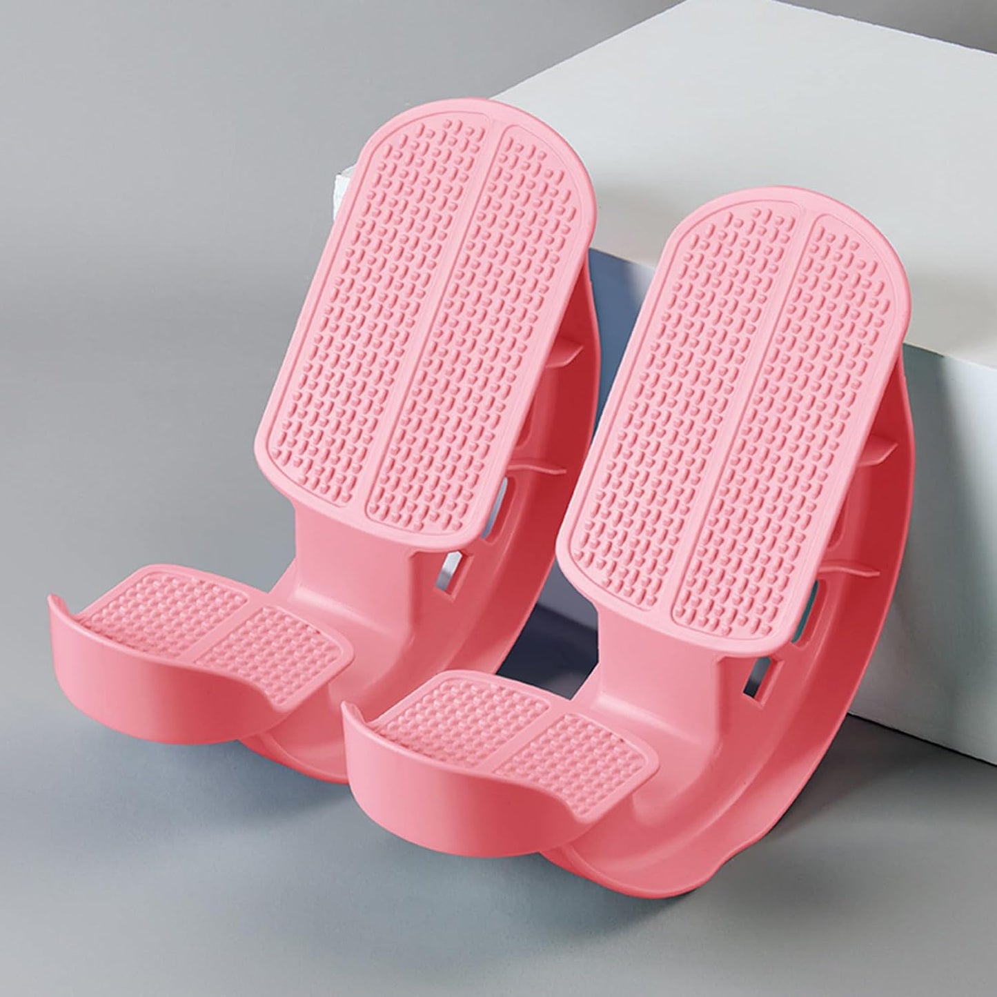 2 Calf Stretch Wheel Foot Rocker Board Indoor Leg Massager Foot Stretcher Rocker for Body Flexibility and Muscle Relaxation
