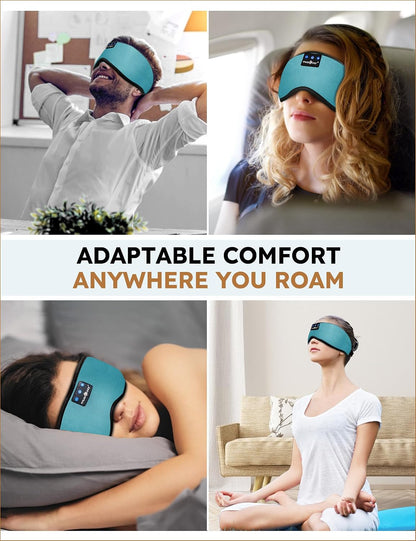 MUSICOZY Sleep Headphones Bluetooth 5.4 Sleep Mask with HD Sound