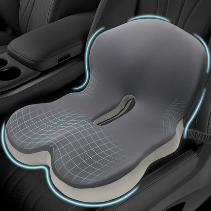 Car Seat Cushion with Lumbar Support Pillow, Seat Cushion for Driving