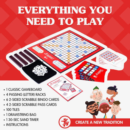 Ageless Games Taboo Charades - Classic Word Guessing & Charades Game for Older Adults - Big Easy to Read Cards for Low Vision - 80 Customizable Word Guess Cards - Fun Family Card Game for Ages 13-103