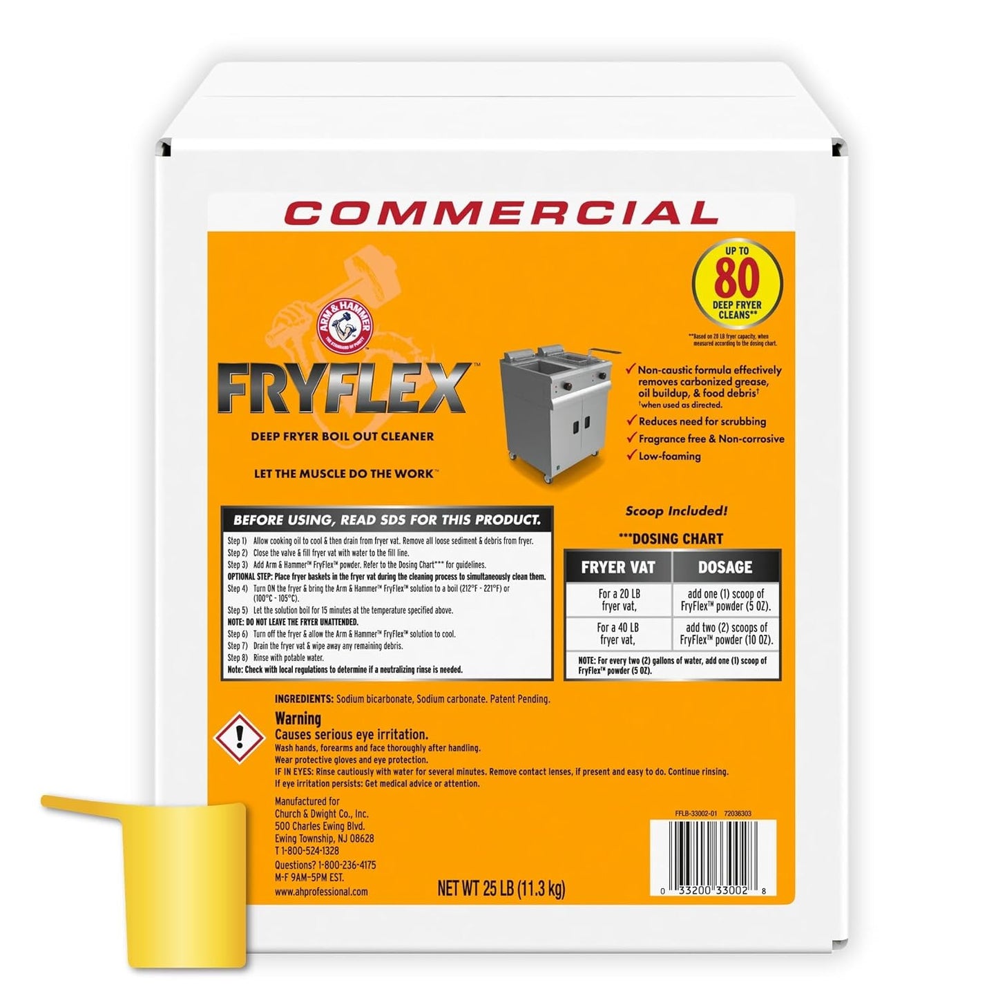 Arm & Hammer Fryflex Deep Fryer Boil Out Cleaner - 36 ct. (5 oz.)