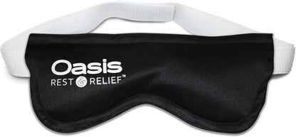Oasis Rest & Relief® Reusable Hot and Cold Eye Mask – Microwavable Warm Eyelid Compress & Cooling Mask for Soothing Daily Eye Hygiene & Comfort (OM8000)