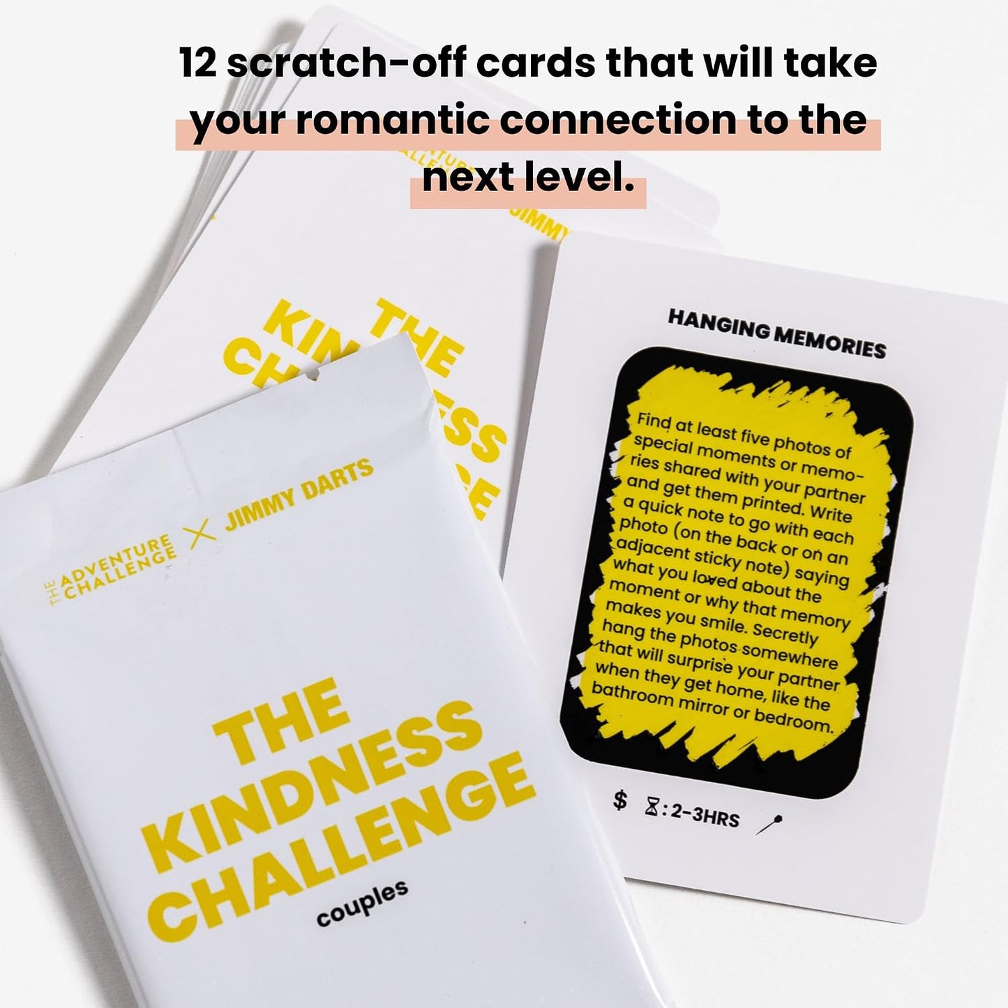 Kindness Self Edition - 12 Scratch-Off Self-Care Challenge Cards | Self-Care Challenges With Reflection, Solo Activity For Wellness, Personal Growth Gift For Adults