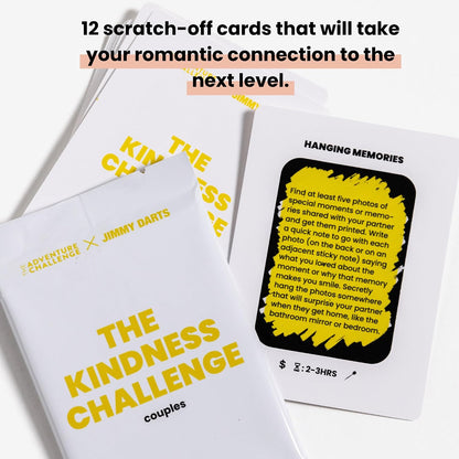 Kindness Self Edition - 12 Scratch-Off Self-Care Challenge Cards | Self-Care Challenges With Reflection, Solo Activity For Wellness, Personal Growth Gift For Adults