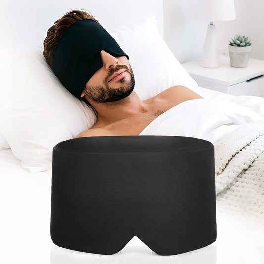 Cooling Gel Sleep Mask, Blackout Eye Mask, Side Sleepers, Men Women