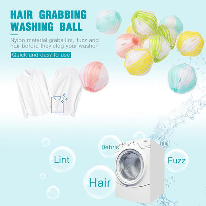 Blulu 18 Pieces Pet Hair Remover for Laundry, Classic Color | Reusable Washing Machine Hair Catcher Pet Dog Cat Fur Catcher Lint Remover from Laundry