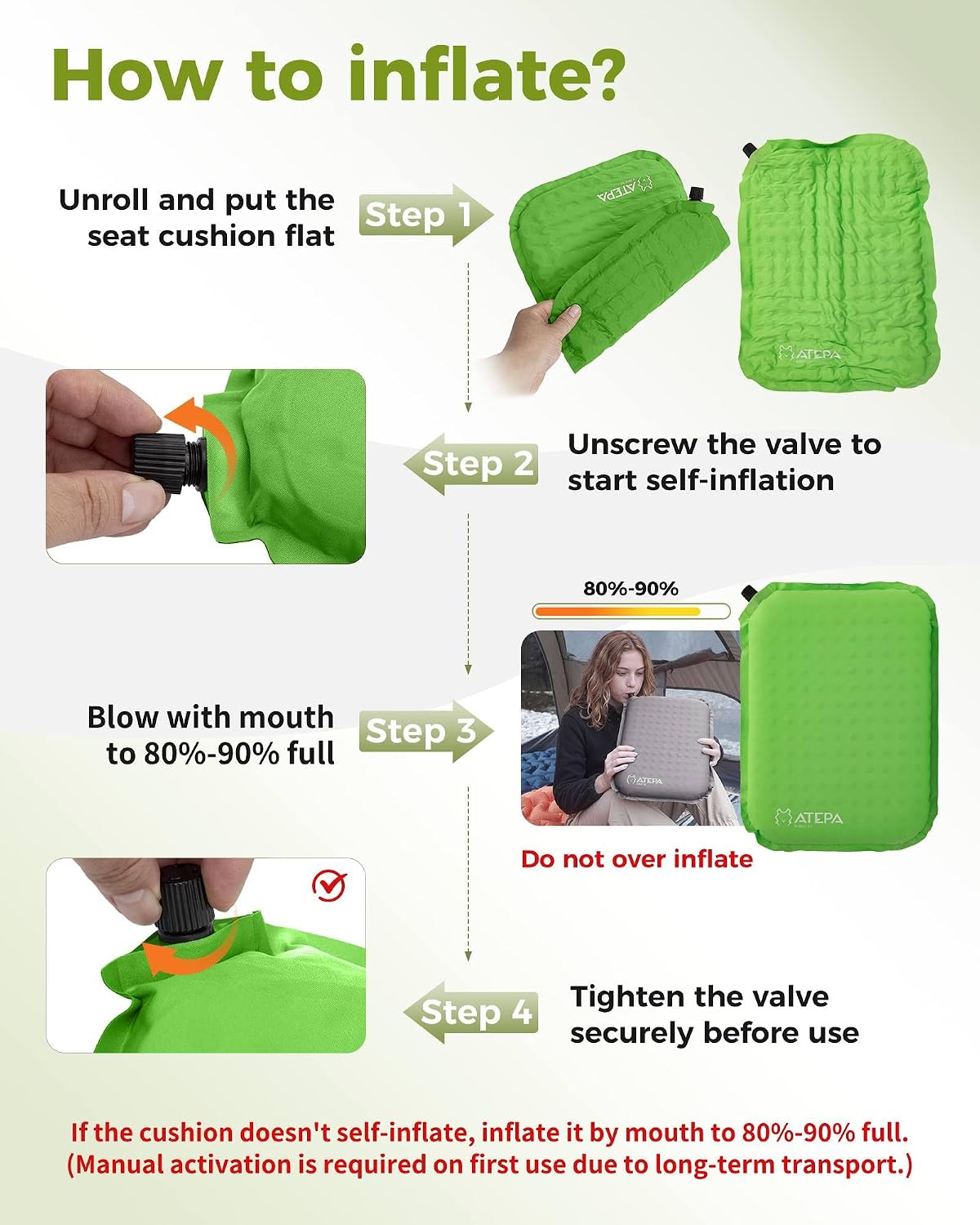 ATEPA Inflatable Seat Cushion