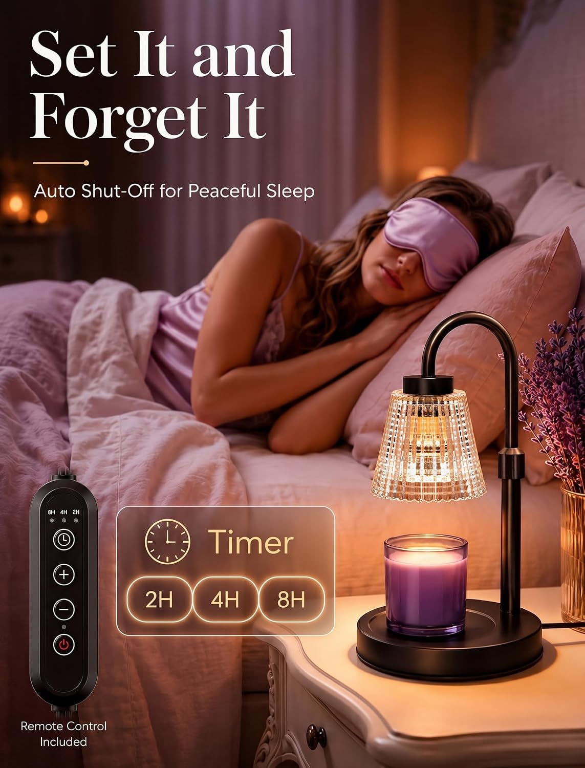 Girece Candle Warmer Lamp with Timer and Dimmer Birthday Gifts for Women