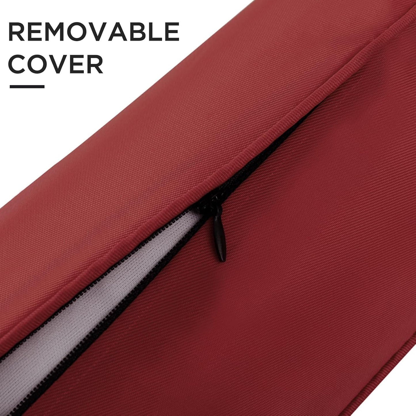 Resistant Door Draft Stopper, Removable Washable Cover, 36", Black | Weighted Gap Filler, Blocks Hot and Cold Air, All-Season Seal