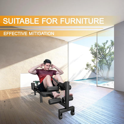 Home Lumbar Traction Table, Portable Massage Cervical & Lumbar Stretcher Bed, Full Body Traction Bed for Tension Relief and Back Decompression (Black)