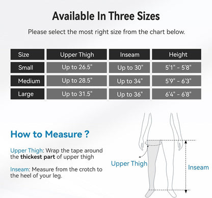 FIT KING Air Compression Recovery System, Full Leg Massager Boots (Medium) | Sequential Compression Device for Fast Recovery, Enhance Performance for Athletes, FSA-HSA