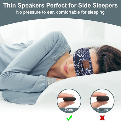 2-Pack Sleeping Headphones, Headband Headphones for Side Sleepers