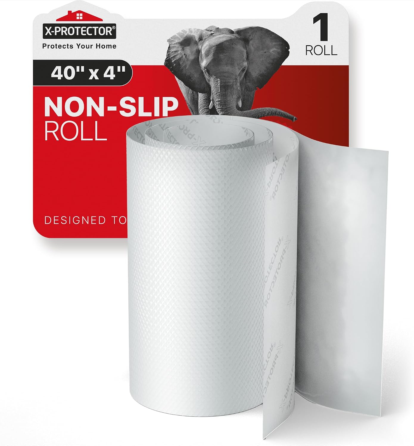 X-Protector Rubber Strip - 8 PC Non Slip Pads - Black Universal Grip Strips | Self-Adhesive Rubber Sticky Pads - Premium Feet for Keyboard, Appliances - Featuring an Amazing Super Sticky Gripping Pad