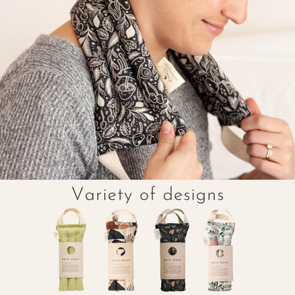 Slow North Hot & Cold Neck Shoulder Wrap: Natural Relief from Shoulder and Neck Ache, Menstrual Cramps Relief, and Stress Reduction