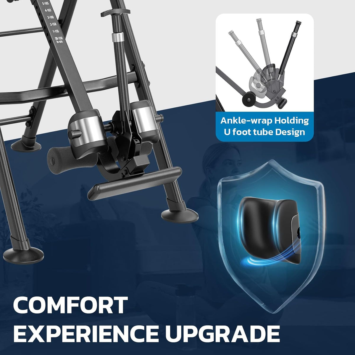 YOLEO Gravity Inversion Table for Back Pain Relief 2026 New Inversion Table