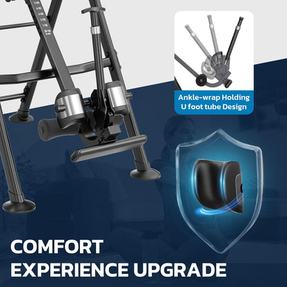 YOLEO Gravity Inversion Table for Back Pain Relief 2026 New Inversion Table