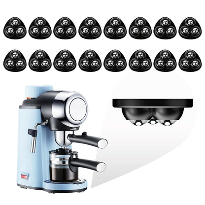 Self Adhesive Appliance Sliders 8 Pack Kitchen & Furniture Rollers | Move Small Appliances Easily 360° Glide No Tools Peel Stick 12lbs Per Wheel