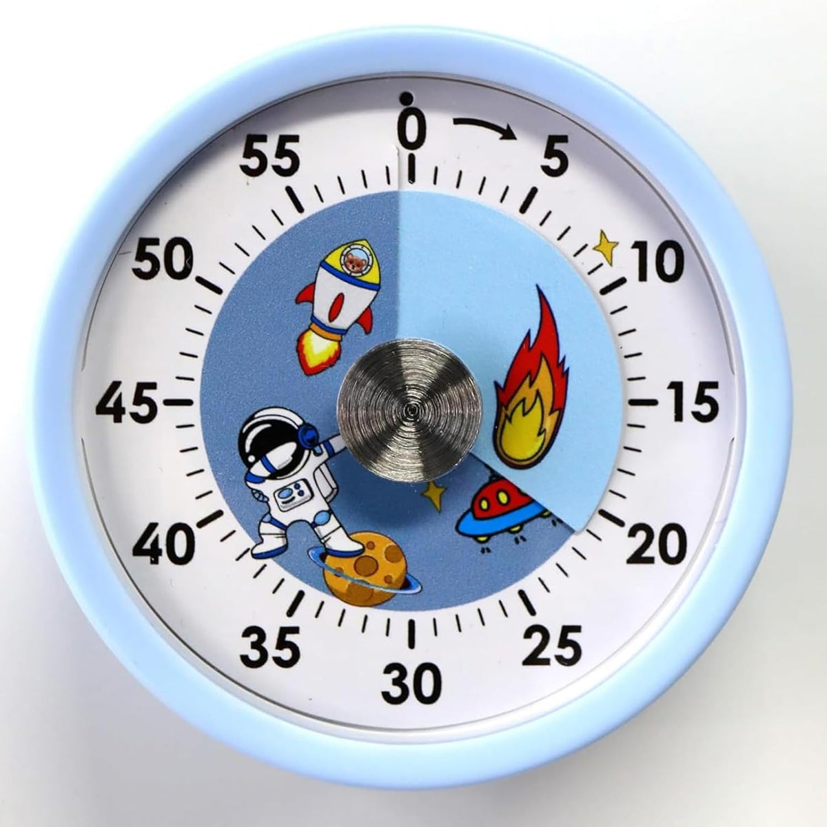 Visual Timer, 60-Minute Magnetic Mechanical Kitchen Timer Green