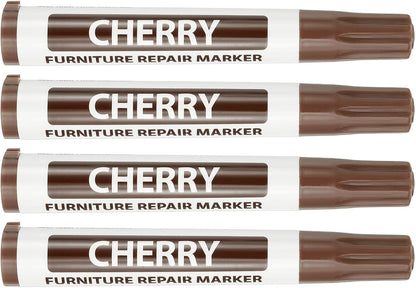 PATIKIL 4Pcs Furniture Markers Touch Up, Furniture Repair Kit Wood Markers for Scratches Wood Floor Holes Tables, Grey