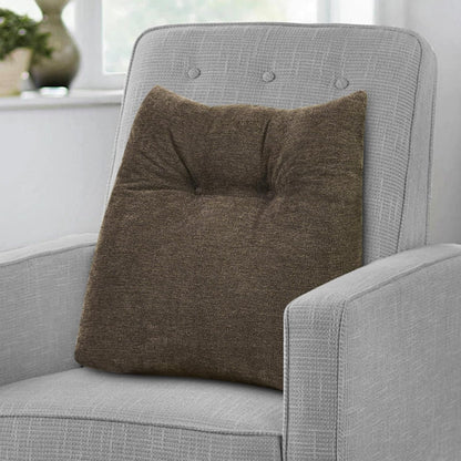 Shinnwa Lumbar Support Pillow for Office Chair, Memory Foam Back Support Pillow for Back Pain Relief, Car, Chair and Couch, 17.5x15x4.5in, Charcoal
