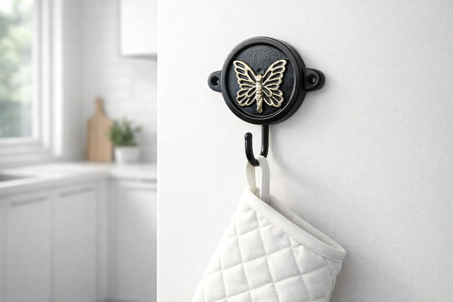 Aluminium Dog Paw Wall Hook for Wall Decor – Rustic Pet-Themed Coat Hook for Keys, Leashes, Towels, Hats & Bags – Decorative Heavy Duty Wall Mounted Hook for Entryway, Bathroom & Bedroom