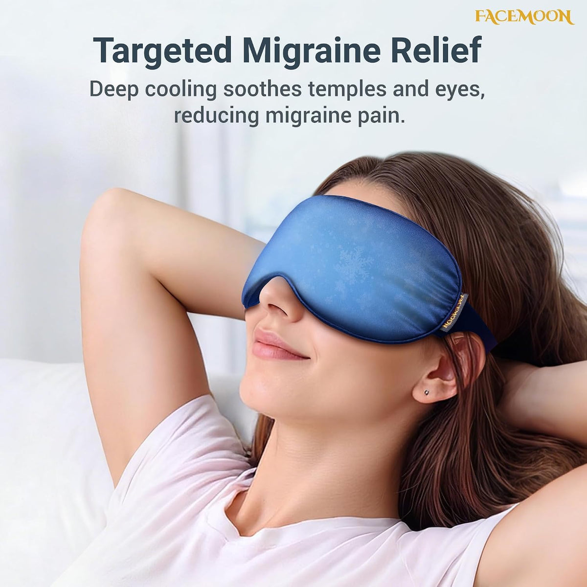 Cooling Eye Mask for Dark Circles Puffiness - Fsa Eligible Items Hsa, Cold Compress for Puffy Eyes Migraines Headache Sleeping After Surgery, Gentle Weighted Travel Essentials Gel Ice Pack (Black)