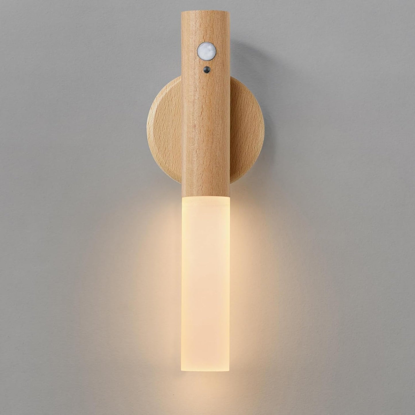 Montford Wall Sconces Set of Two Battery Operated, Motion Sensor Night Light Magnetic Wall Light Rechargeable, Peel and Stick Lights for Hallway