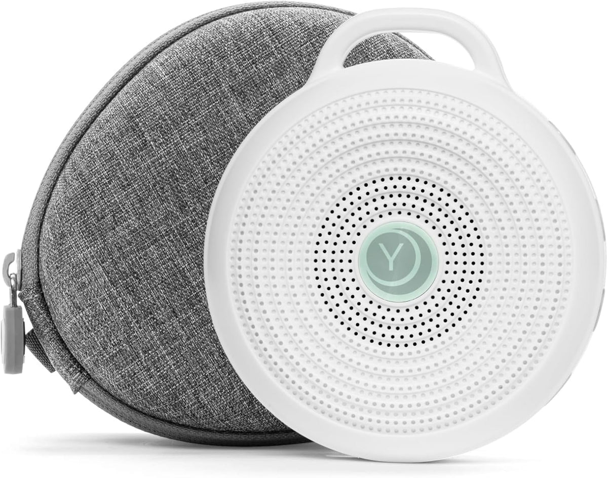 Yogasleep Rohm Portable White Noise Sound Machine, 3 Soothing Natural Sounds with Volume Control, Sleep Therapy For Adults, Kids & Baby, Noise Cancelling for Office Privacy & Meditation, Registry Gift