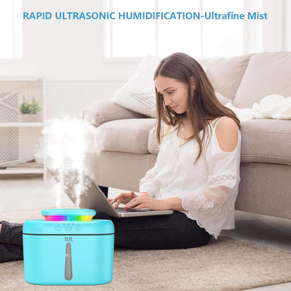 SZO Plant Humidifier Indoor, 2.5L Humidifiers for Bedroom, White