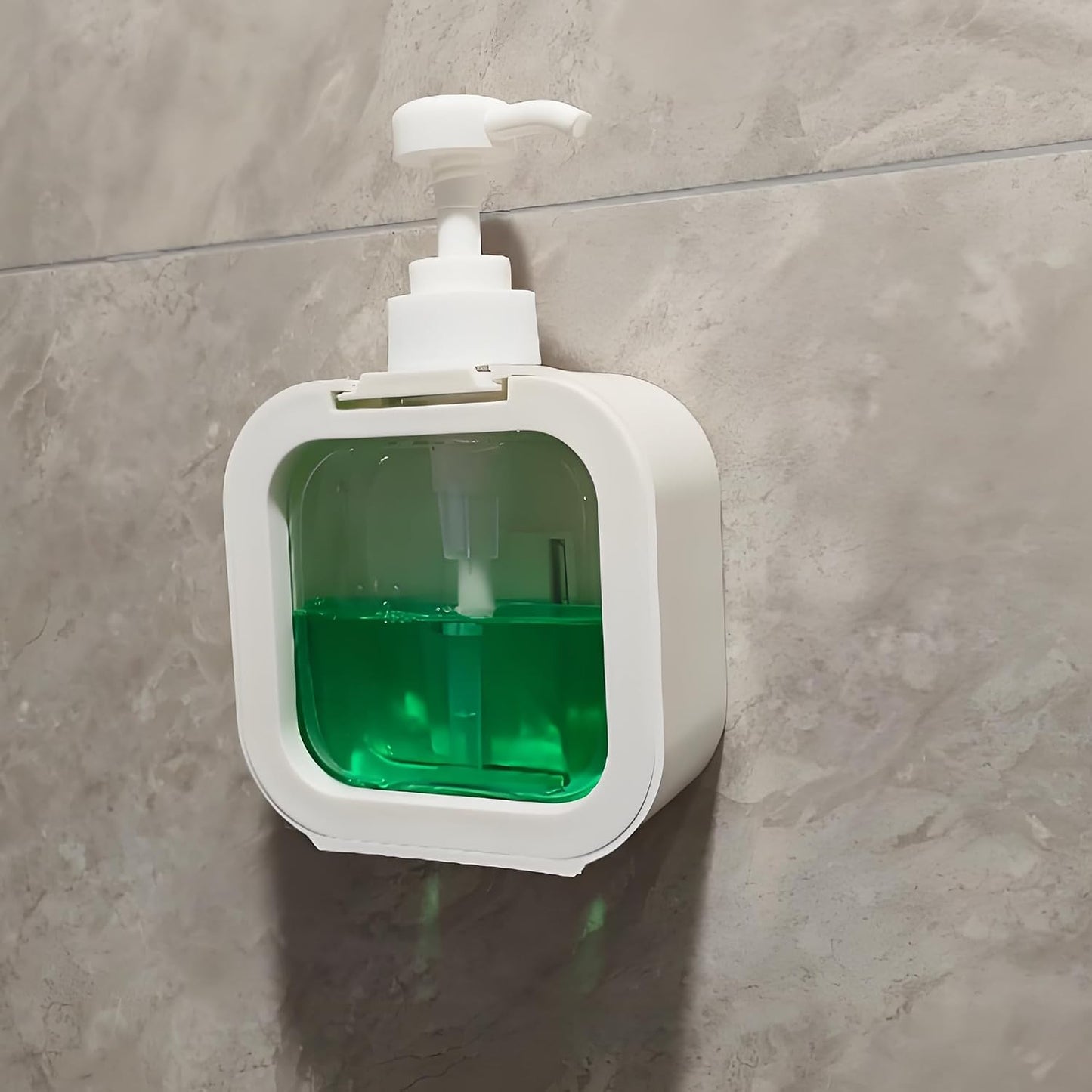 Hand Soap Dispenser Bathroom, Shower Soap Dispenser Wall Mounted, Dish Dispenser for Kitchen, Shampoo and Conditioner Dispenser with Pump and Labels (Black)