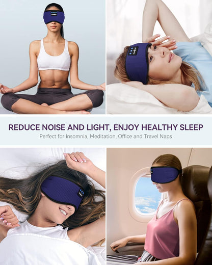 MUSICOZY Sleep Headphones Bluetooth 5.4 Sleep Mask with HD Sound
