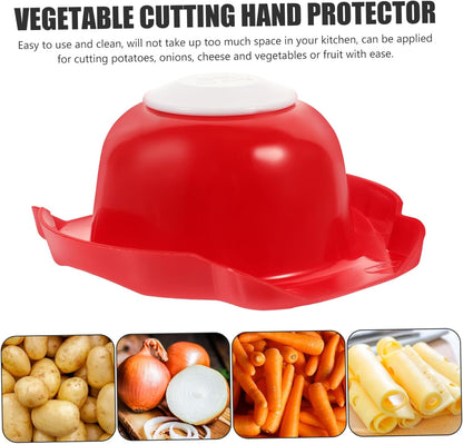 VOSAREA Vegetable Shredding Holder Finger Guard 3-Piece Kitchen Grater Set for Safe Vegetable Slicing Plastic for Shredding Potatoes and Veggies