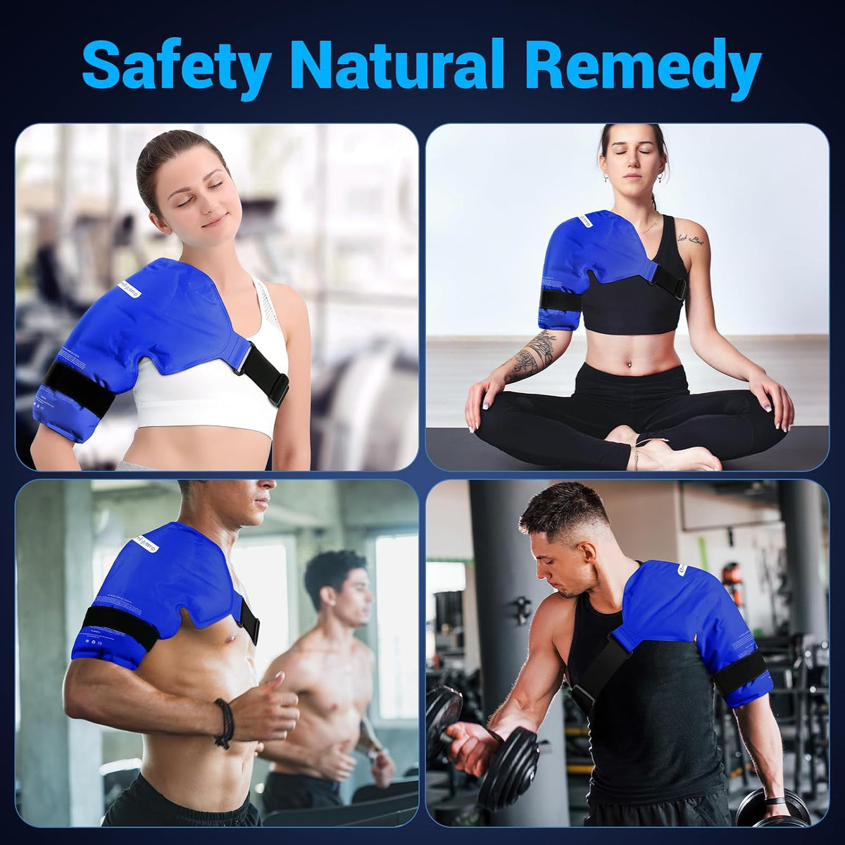 Comfytemp Shoulder Ice Pack, Rotator Cuff Cold Therapy Wrap (Large/X-Large)